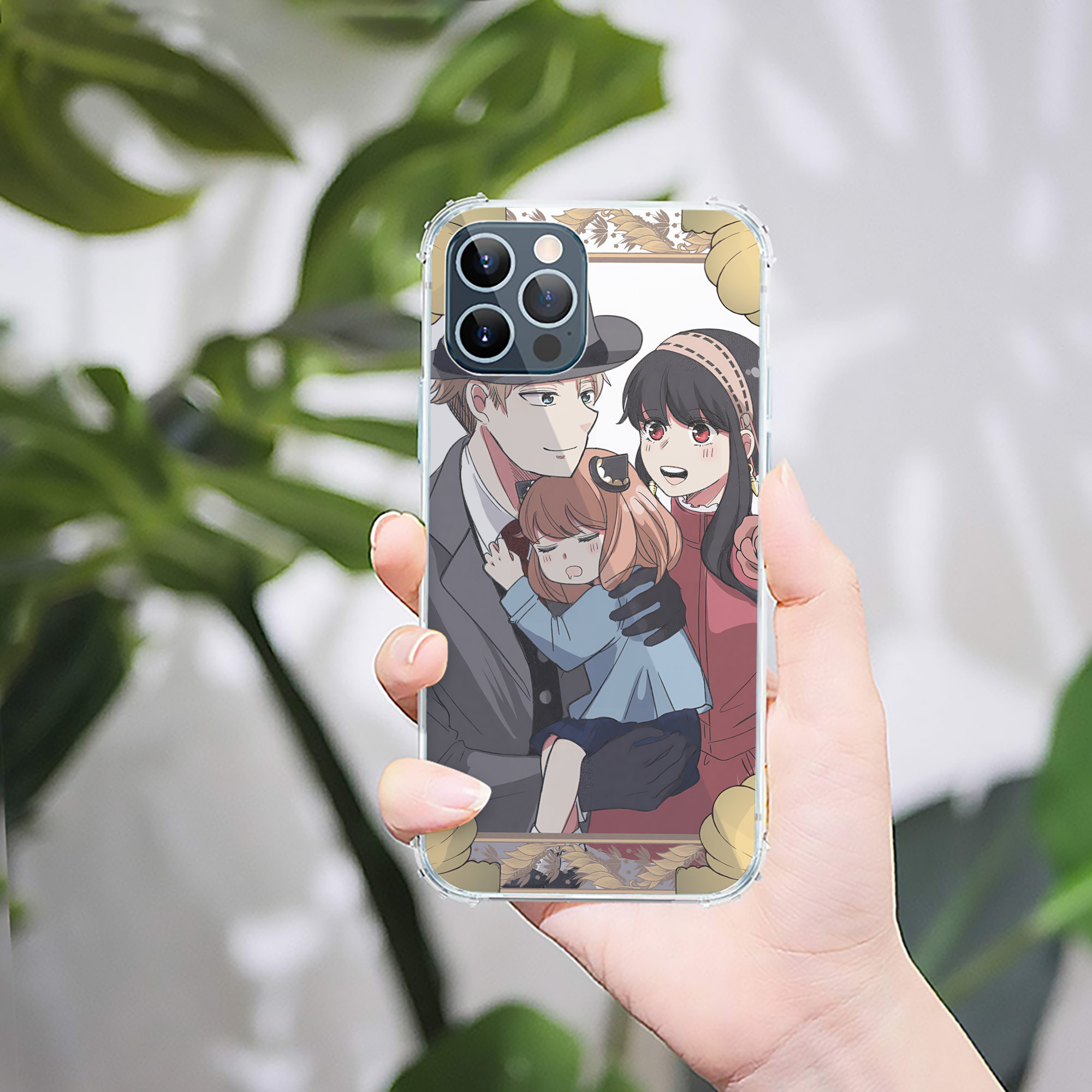 （画像用） SPY×FAMILY间谍家家酒 【iPhone 12シリーズ対応】透明スマホケース（クリアソフトケース）